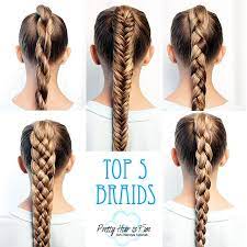 How To Braid For Beginners Top Five Braids Pretty Hair Is Fun Pretty Hairstyles Pretty Braids Braided Hairstyles Easy
