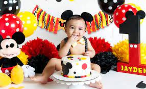 Invitation ideas stamp blank white cards with mouse ears across the top or all over the front of the card. Mickey Mouse Clubhouse 1st Birthday Decorations Promotions