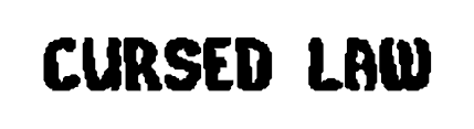 It' sits just an amalgamation of standard characters intermixed along with the subscript and superscript areas, making extensive use of unicode. Cursed Law Font Ffonts Net