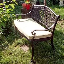 Schone Wetterfeste Gartenbank Aus Aluguss In Antik Bronze Optik Mit Gerade Einmal 14kg Lasst Sich Diese Gartenban Gartenbank Gartenbank Edelstahl Gartenstuhle