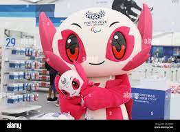 SOMEITY, Tokyo, Japan - August 25, 2021 : The Tokyo 2020 Paralympic Mascot  SOMEITY at Tokyo 2020 Official Shop in 2020 Fan Park, Tokyo, Japan. Credit:  AFLO SPORTAlamy Live News Stock Photo - Alamy