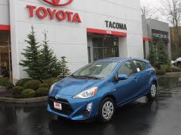 Toyota key fobs and smart key systems make jumping into your car as easy as pressing a button or opening a door handle. 2016 Toyota Prius C For Sale Near Puyallup Toyota Of Tacoma