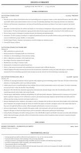 Experience developing and implementing nursing education curriculum preferred experience in abstract and manuscript development preferred management of a nurse residency program strongly preferred (lc: Lactation Consultant Resume Sample Mintresume