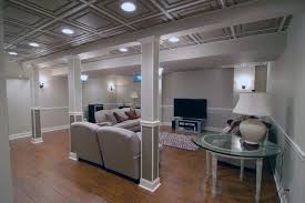 They're faster to install than the other solutions; Top 60 Best Basement Ceiling Ideas Downstairs Finishing Designs Low Ceiling Basement Ceiling Basement Ceiling Ideas Cheap