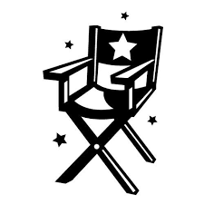 picture of cartoon director chair | - Movie director chair ...
