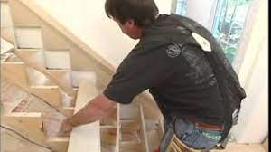 This is a staircase that we built at our workplace, very sturdy design, only took a few hours to. Building Wooden Stairs In The Front Hall Youtube
