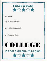 I Have A Plan Worksheet For Early College Awareness Lesson College Awareness School Counseling School Counseling Lessons