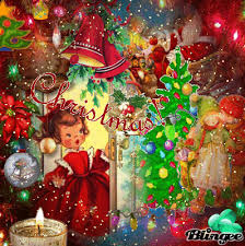 One Christmas Eve Animated Christmas Card Christmas Art Animated Christmas Tree