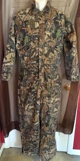 Mossy Oak Field Staff Insulated Coveralls Size Men S Medium Forest Floor Ebay Insulated Coveralls Coveralls Mossy Oak