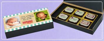 The birth poster.newspaper clippings of big events on the day of baby's birth, locks of baby hair, baby's first. Birth Announcement Gifts I New Baby Announcement Gifts Chococraft