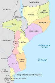 As well as bordering the neighboring country of tanzania. Liste Der Distrikte Von Mosambik Wikipedia