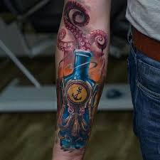 Bioshock Infinite Undertow Vigor Bottle Bioshock Bioshock Tattoo Gaming Tattoo Bioshock