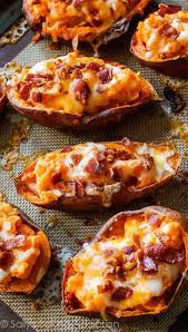 33 Of The Most Delicious Things You Can Do To Sweet Potatoes Recipes Potato Skins Sweet Potato Recipes