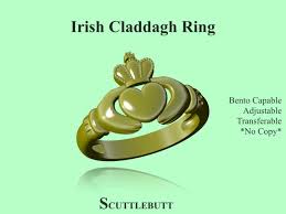 Check spelling or type a new query. Second Life Marketplace Scuttlebutt Irish Claddagh Ring
