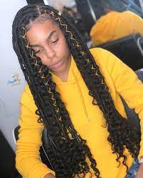 Pin By Daehyor On H A I R S L A Y E D Faux Locs Hairstyles Hair Styles Braided Hairstyles