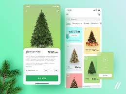 Christmas Tree Shopping App Christmas Tree Shop Christmas Apps Mobile Design Inspiration