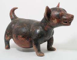 Colima Pottery Dog Animal Sculptures Mayan Art Colombian Art