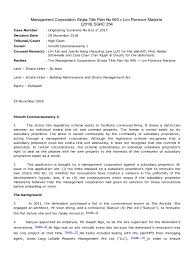 Guide to the building maintenance and strata management act 2004 an. 2018 Sghc 254 Mcst 940 V Lim Florence Majorie By Law Verb