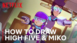 How to Draw High Five & Miko from Glitch Techs | Netflix After School -  YouTube