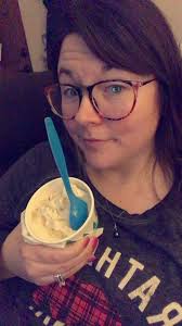 When you wish you had a friend and some drinks but you are really at home  alone with the kids, you get ice cream instead