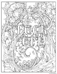 Fuck Off Im Coloring Swear Word Coloring Pages Printable