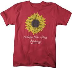 Men S Als T Shirt Sunflower Shirts Als Amyotrophic Lateral Sclerosis T Shirts By Sarah