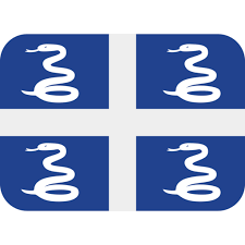 La bandera desapareció en 1790. Flag Martinique Emoji