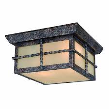 Fixture type / ceiling flush mount. Patriot Lighting Dayton Iron Patina 2 Light Outdoor Flush Mount Ceiling Light At Menards