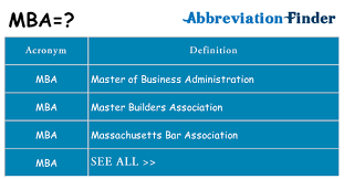 You may customize your degree with a specialization. What Does Master Of Business Administration Mean Master Of Business Administration Definitions Abbreviation Finder