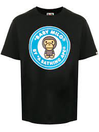 Choose your favorite baby milo shirt style: A Bathing Ape Baby Milo Print T Shirt In Black Modesens