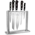 Renaissance 6 Piece Stainless and Glass Forged Knife Block Set Mercer Cutlery