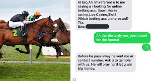 בֵּית הָרָם, הָרָן), town in the jordan valley, n. Guy In S Pore Trolls Bookie Over Text Message Gets Trolled Right Back Mothership Sg News From Singapore Asia And Around The World