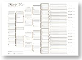 a3 six generation pedigree chart