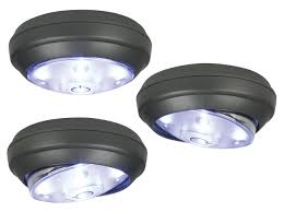 Rite Lite 3 Pack Gray Battery Powered Cordless Led Lights 28005 Lamps Plus Puck Lights Led Puck Lights Led Lights