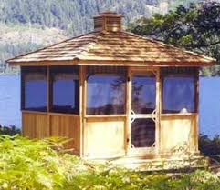 Wooden outdoor pavilion gazebo plans. Square Gazebo Kits Large 10 X 10 Gazebos Cedarshed Canada