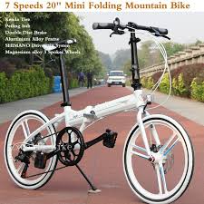 7 Speeds 20 Folding Bike 3 32 Spokes Wheels Mini Bicicleta Plegable Mountain Bike Mountain Bicycle City Bicicle Giant Bicycle Folding Mountain Bike Giant Bikes