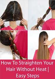 In Order To Straighten Hair Without Heat Wash Your Hair Using A Mild Shampoo That Is Manufactured For Hair Hair Without Heat Straighten Hair Without Heat Hair