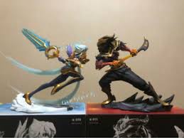 K/da akali takes it to t he top of the unlocked statue line as #009. League Of Legends K Da Akali Unlocked Statue Lol Collectible New Official Uv Printhouses Pl