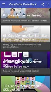 Hasilnya pun akan diumumkan melalui situs kemenaker. Kartu Prakerja Cara Daftar Online 2021 Fur Android Apk Herunterladen
