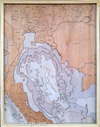 Map Our Latest Creation Gulf Of Thailand A 3d Wood Map