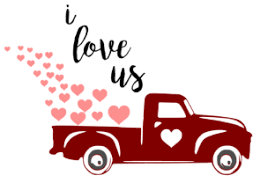 Free valentines day vector svg, this file can be scaled to use with the silhouette cameo or cricut, brother scan n cut cutting machines. I Love Us Red Truck Digital Svg Graphic By Auntie Inappropriate Designs Digital Svg Red Truck My Love