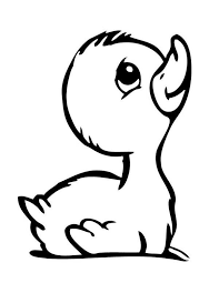 Eendje Animal Coloring Pages Baby Animal Drawings Boy Cartoon Drawing