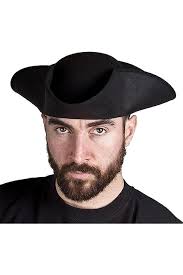 Bristol Novelty BH461 Tricorn Hat and Gold Trim, Unisex-Adult, One Size :  Bristol Novelty: Amazon.co.uk: Toys & Games