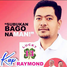 Konsehal Raymond Esteves numero 13