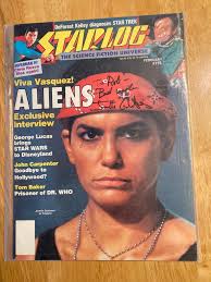 Autographed Starlog and Fangoria magazines from 1987