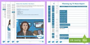 Making A Tv Or Radio News Report Teaching Ideas