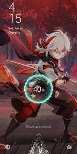 My Kazuha Wallpaper Looks Sick When Im Charging Kazuhamains