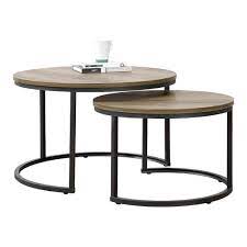 Couchtisch holz dunkel neu couchtisch rund metall luxus 80 neu. Couchtisch Christchurch 2er Set Rund Holz Kaufland De