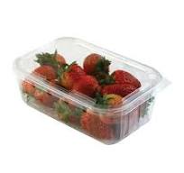 Plastic White Fruit Packaging Container