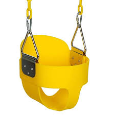 Deep seating porch swing (21.5 deep seating space). Gambol Indoor And Outdoor Swing Sets Seat For Babies Yellow